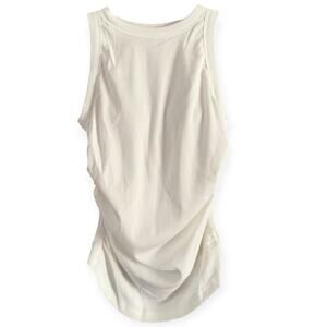 NWT OGL White Ribbed Brami Tank Top Size Small